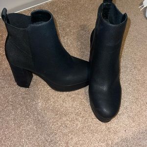Black Heeled Booties